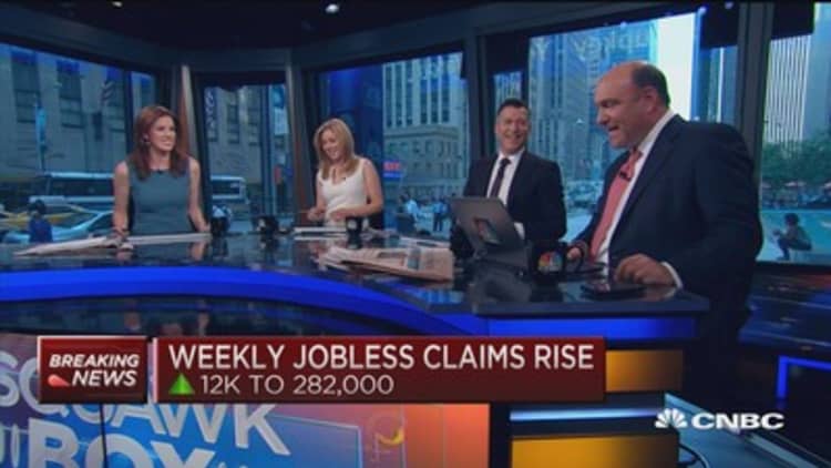 Jobless claims rise 