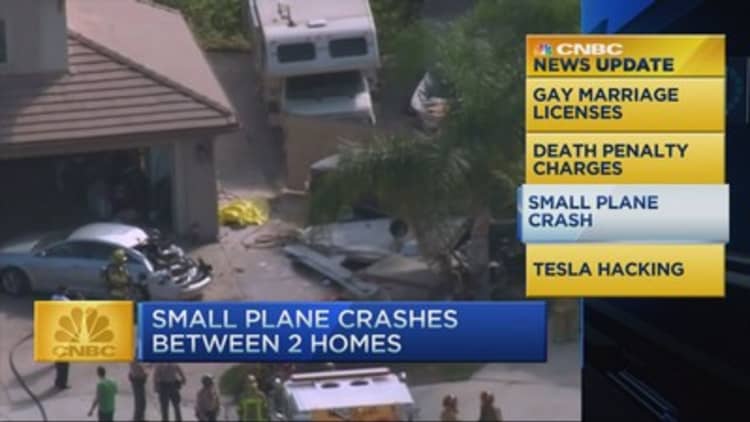 CNBC update: Small plane crash in California