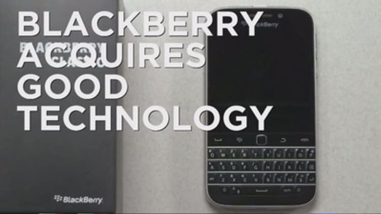 BlackBerry acquires Good Technology