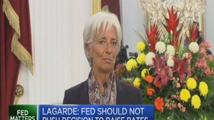 Bubbles eventually burst: Lagarde