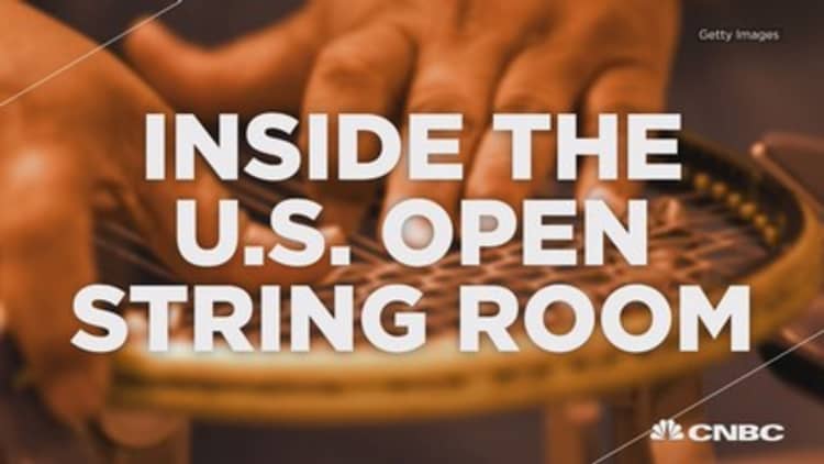 Inside the US Open string room