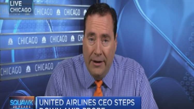 United CEO Jeffrey Smisek out