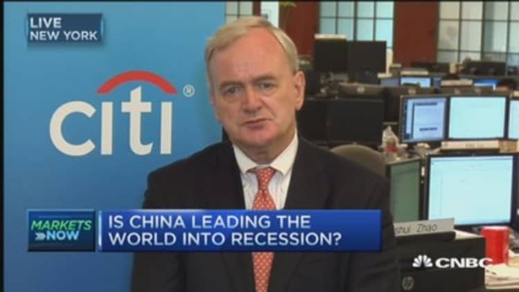 China leading world into recession?