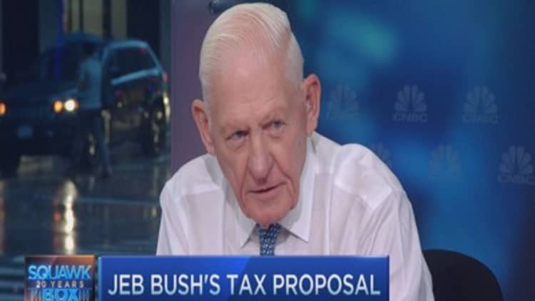 Jeb Bush's tax plan balanced but faces tough battle: Bossidy