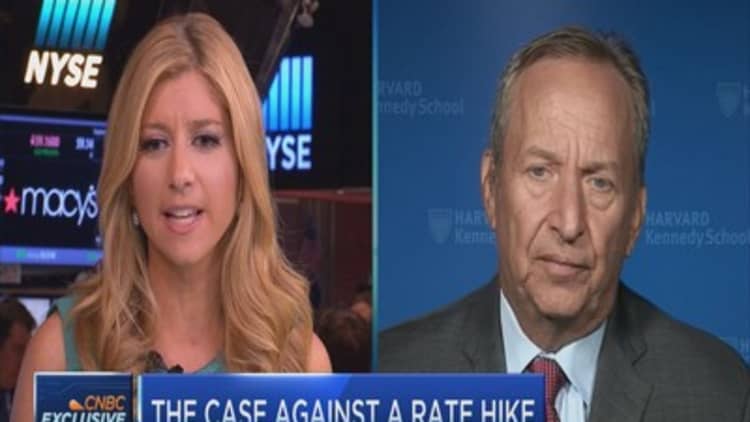 Larry Summers' case against rate hike