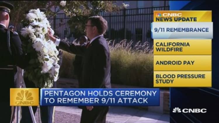 CNBC update: Pentagon remembers 9/11