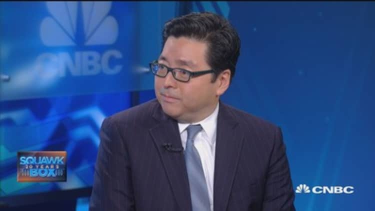Tom Lee: Small caps may have signaled market bottom