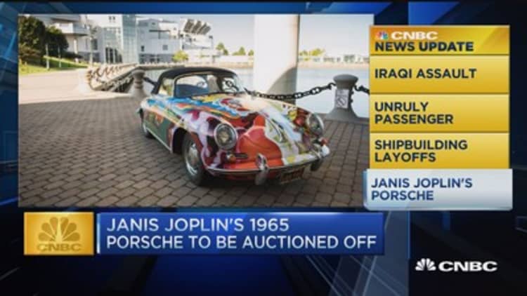 Janis Joplin's Porsche hits the block