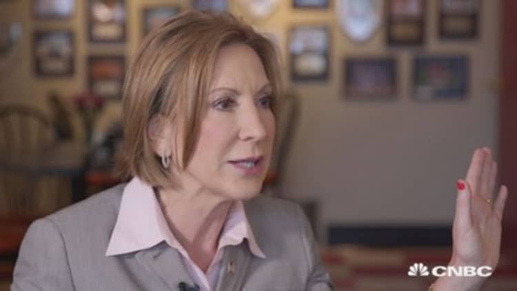 Fiorina: Innovation is only answer to climate change