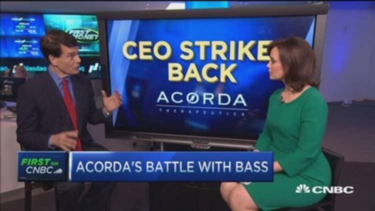 Acorda CEO strikes back to Kyle Bass