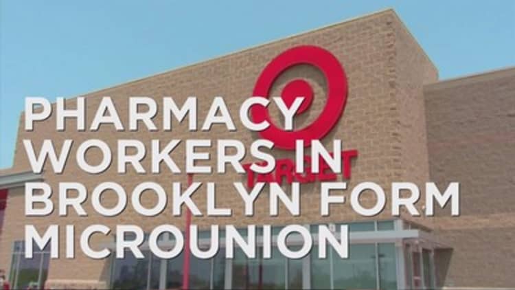 First Target microunion formed in Brooklyn