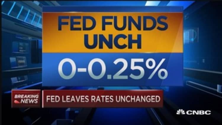 Fed leave rates unchanged