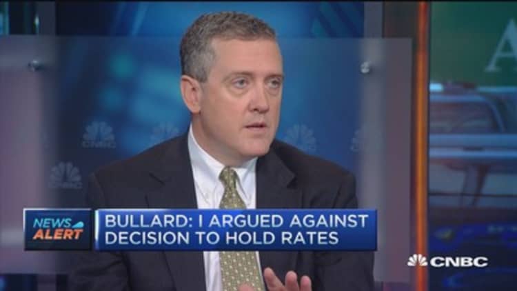 Bullard: Here's what will get the Fed in trouble....