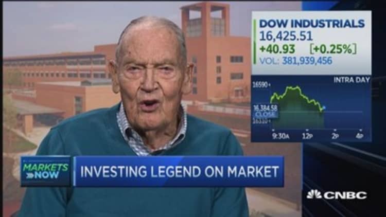 Stage is set for cautious policy: Jack Bogle