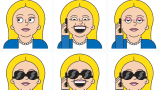 Hillary Clinton Android emojis.
