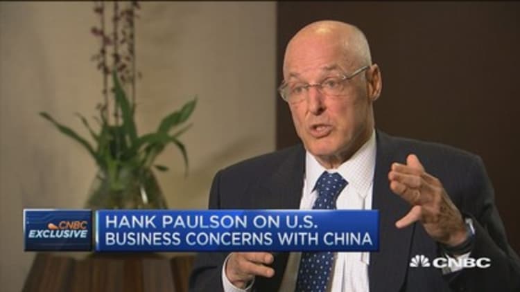 Hank Paulson on business concerns with China