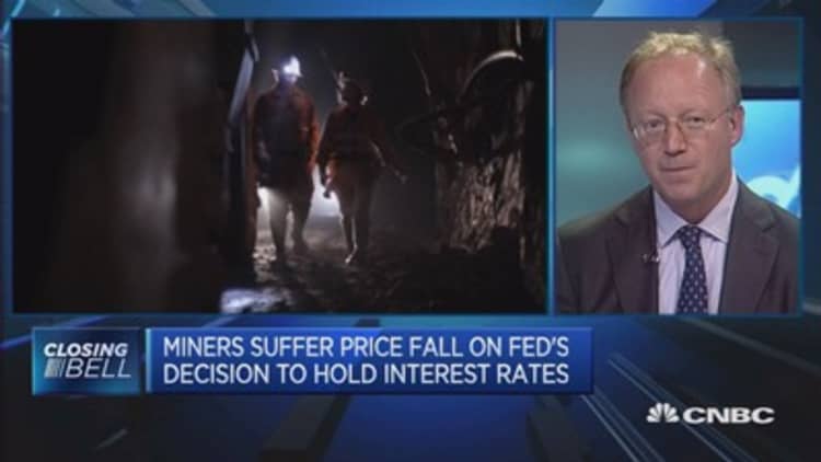 Miners hit by China concerns