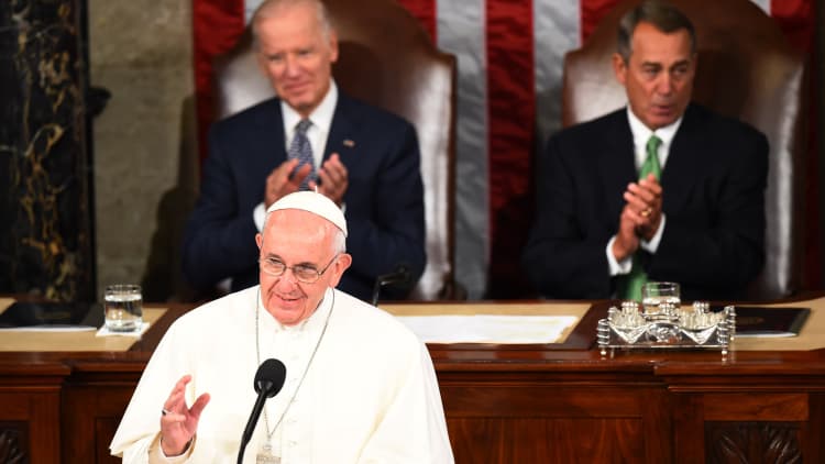 Pope Francis: Congress needs to help nation grow