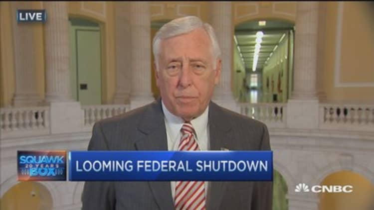 Rep. Hoyer: Don't think there will be a shutdown