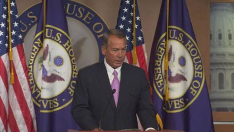 Boehner to resign in October