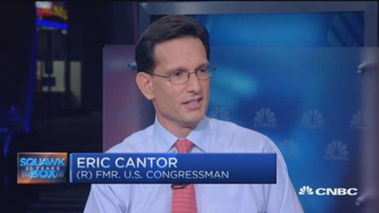 Eric Cantor: 'Stunned' by Boehner's departure