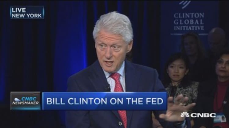 Bill Clinton: I think Fed made right decision