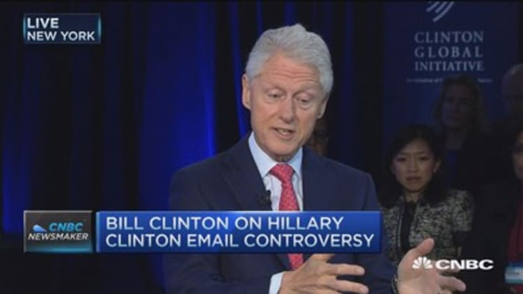 Bill Clinton: Hillary's action on email were allowed