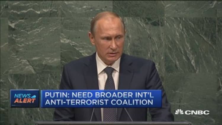 Putin: Need broader international anti-terrorist coalition
