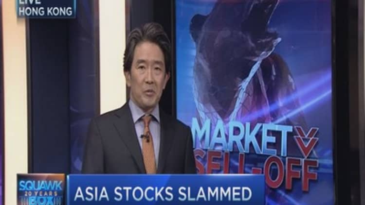 Asia markets slammed, Nikkei drops 4%