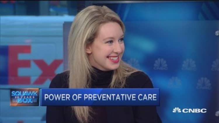 Theranos CEO:  Going after a dream