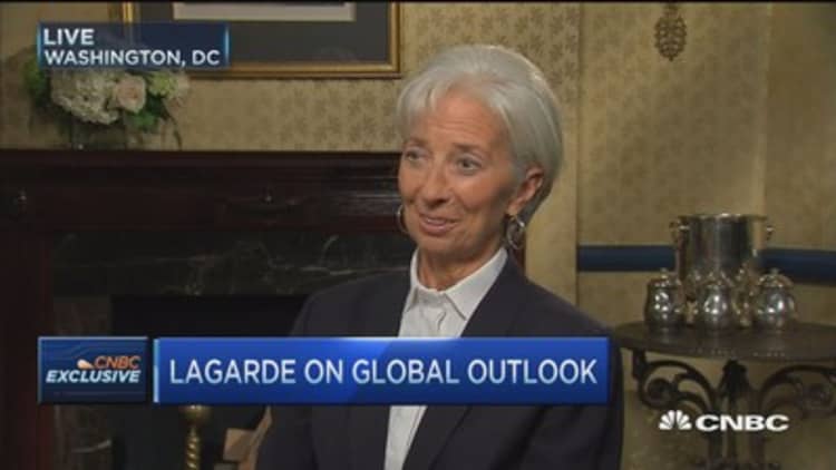 Lagarde: Global recovery slowing