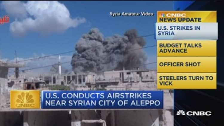CNBC update: US conducts airstrike in Syria