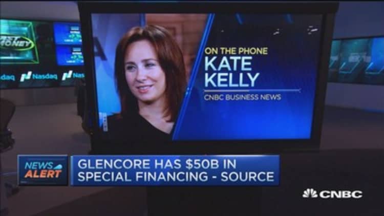 Glencore has $50B in financing: Source