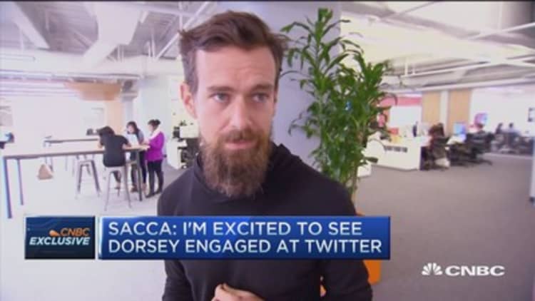 Highly confident Dorsey will be CEO: Sacca
