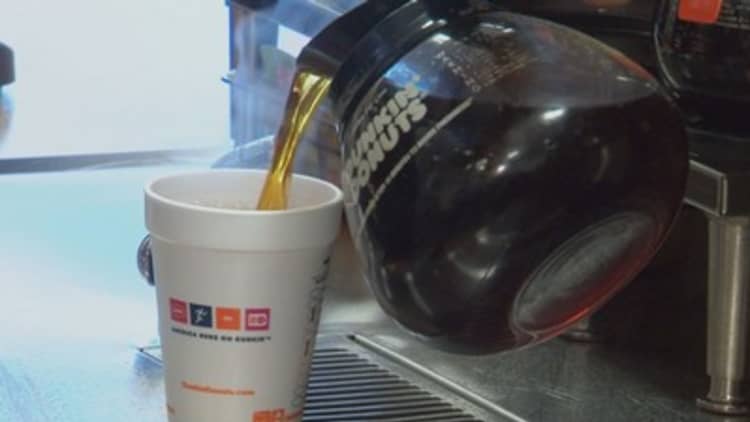 Fewer Americans are running on Dunkin'