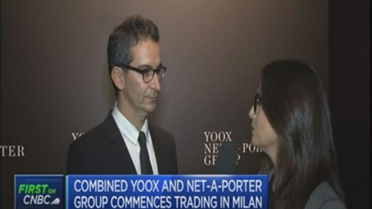 Merged YOOX and Net-A-Porter begin trading