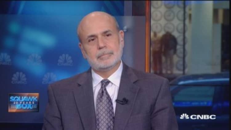 Fmr. Fed Chair Bernanke: Come close to full employment