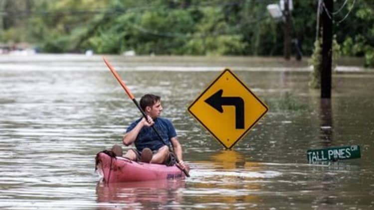 South Carolina hit by '1,000-year' floods