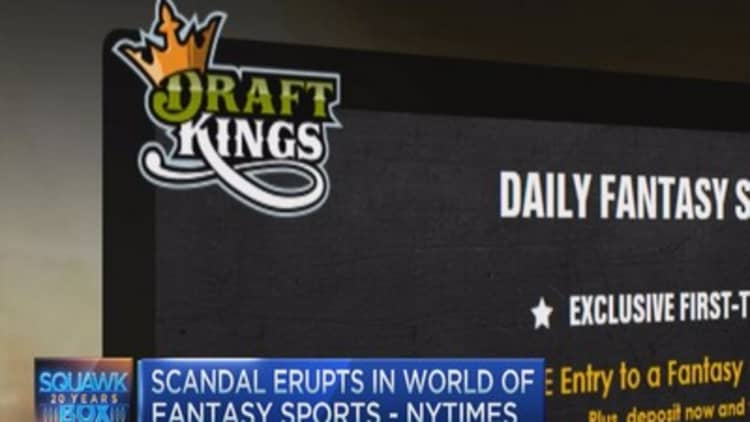 Scandal erupts in world of fantasy sports