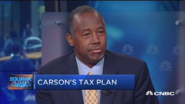 Ben Carson's tax plan