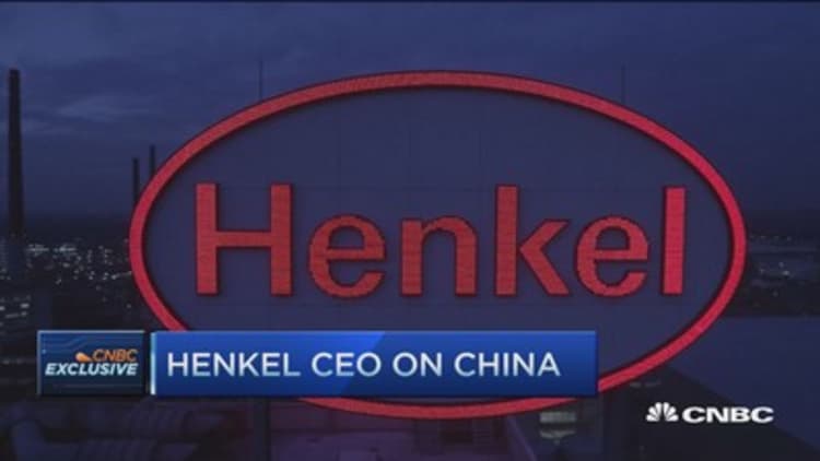 Henkel CEO: Long-term bullish on China