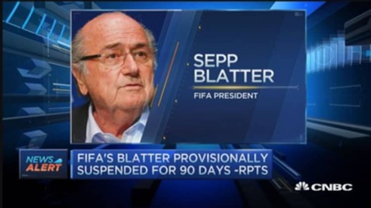 FIFA President Blatter provisionally suspended: Rpts 