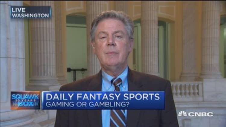 Rep. Pallone: Regulating fantasy sports