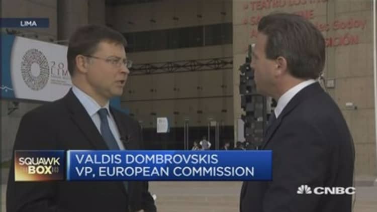 More work needed on EU financial system: Dombrovskis 