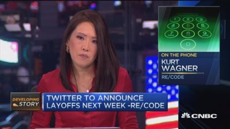 Twitter to announce layoffs: Re/code