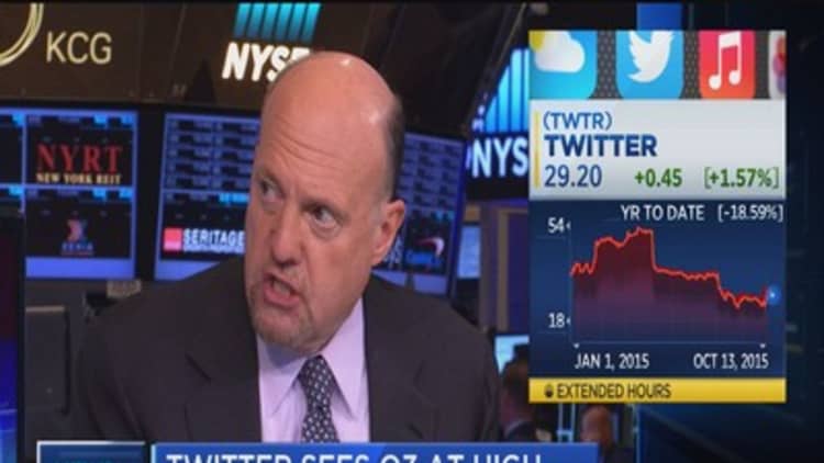 Cramer: Twitter should go higher