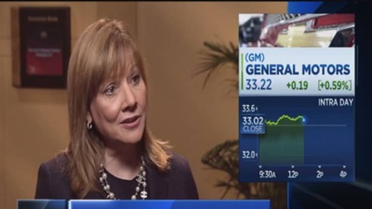 General Motors CEO talks strongest market
