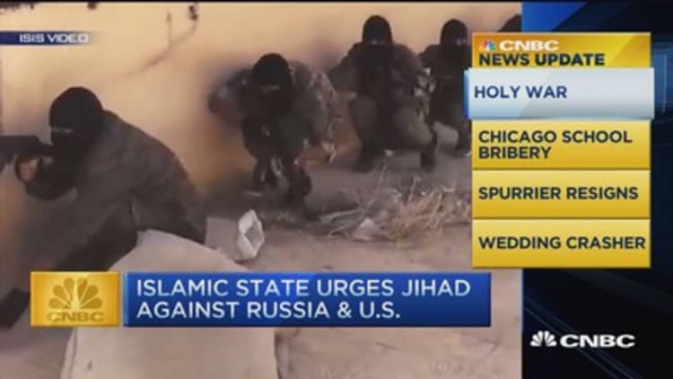 CNBC update: ISIS calls on Muslims to launch 'holy war'