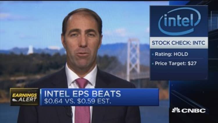 Intel beats earnings expectations