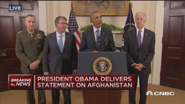 President Obama: Afghans fully responsible for securing their country